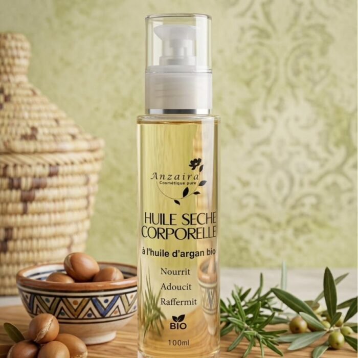Huile Seche Corporelle a l'Argan Bio / زيت جاف للجسم بالأركان العضوي